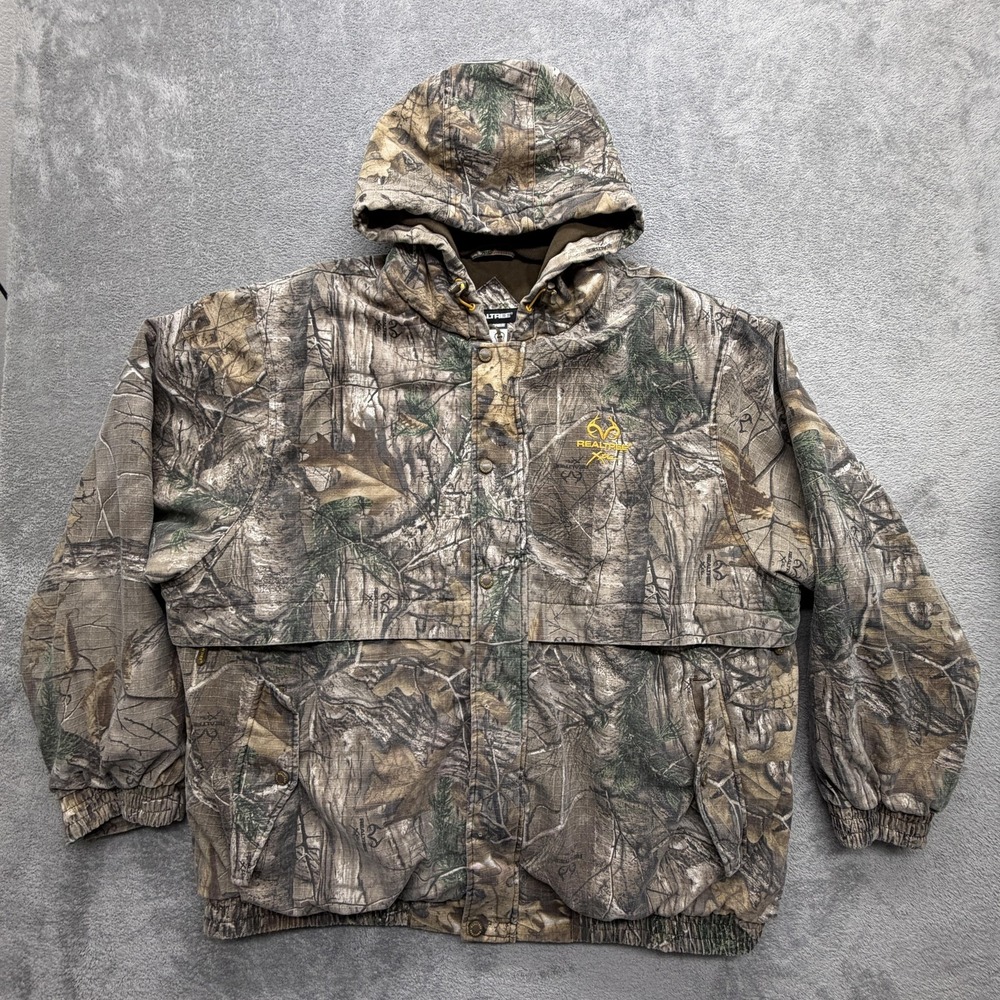 Realtree Xtra Camo Hooded Hunting Jacket Mens 3XL